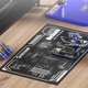 Килимок монтажний Mechanic V78, термостійкий, стійкий до плям, 600 мм, 350 мм Прев'ю 5