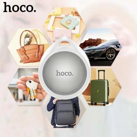 Розумний брелок для пошуку Hoco DI29 Plus, GPS-трекер, білий, AirTag, #6942007613590 Прев'ю 1