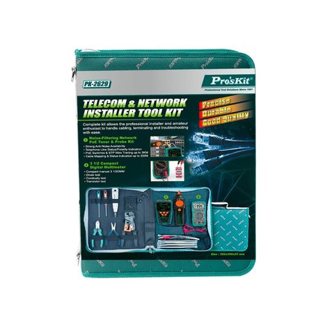 Telecom & Network Tool Kit Pro'sKit PK-2629 Preview 1