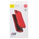 Case Baseus compatible with iPhone X, (red, with adaptor Lightning to Dual Lightning 2 in1) #WIAPIPHX-VI09 Preview 1
