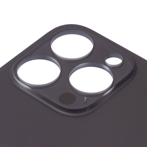 Housing Back Cover compatible with iPhone 14 Pro, (black, no need to remove the camera glass, Original (PRC), big hole) Preview 1