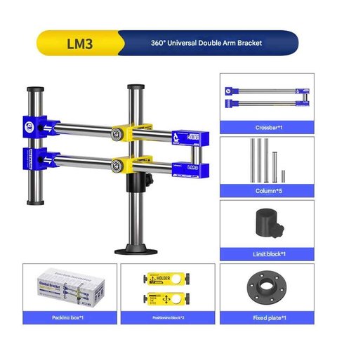 Microscope Stand Mechanic LM3, (double) Preview 5