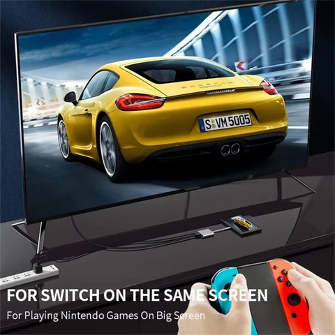 Адаптер Type-C - HDMI + USB3.0 + Type-C, конвертер, белый, hub Превью 4