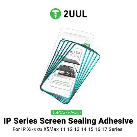 Etiqueta de pantalla 2UUL SA15P puede usarse con Apple iPhone 15 Pro, 5 uds., adhesive Vista previa  1