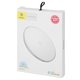 Wireless Charger Baseus BSWC-P10, (Quick Charge, white, Lightning, 10 W, with Lightning cable for Apple) #CCALL-JK02 Preview 1