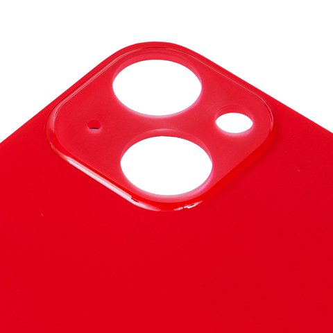 Задняя панель корпуса для iPhone 13, красная, не нужно снимать стекло камеры, Original (PRC), big hole Превью 1