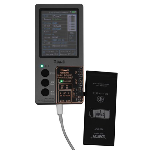 Batería Deji puede usarse con Apple iPhone 7, Li-ion, 3.8 V, 2300 mAh, mayor capacidad, original IC Vista previa  1