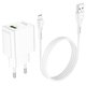 Adaptador de red Hoco C98A, 18 W, Quick Charge, blanco, con cable micro-USB Tipo-B, 1 puerto, #6931474766861 Vista previa  1