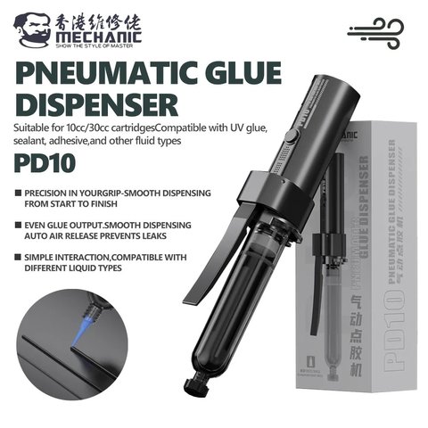 Pistola universal Mechanic PD10, 30 ml, 10 ml, neumático, automático Vista previa  5