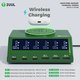 Adaptador de red 2UUL PC11, 110 W, Quick Charge, Power Delivery (PD), MagSafe, con cargador inalámbrico, 6 puertos Vista previa  2