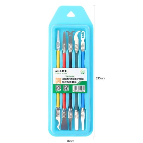 Набор инструментов для разборки мобильных устройств RELIFE RL-049B, 5 in 1 Превью 1