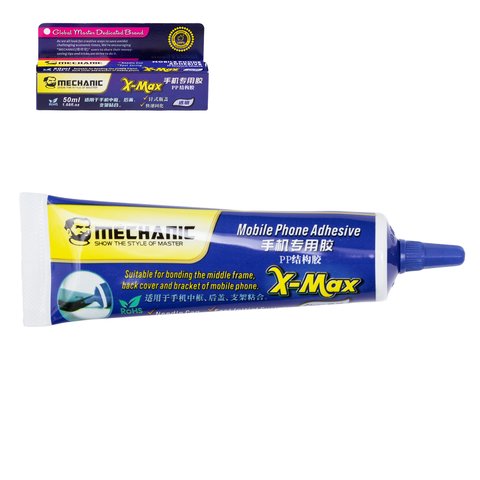 Клей-герметик Mechanic X-MAX, для приклеивания тачскрина, дисплея, 50 мл, прозрачный Превью 3