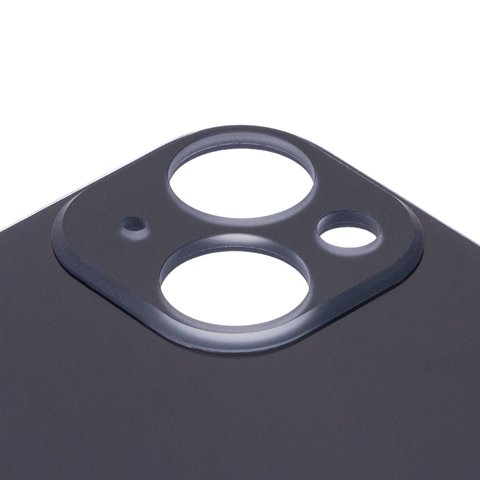 Задня панель корпуса для iPhone 14 Plus, чорна, не потрібно знімати скло камери, Midnight, big hole Прев'ю 1