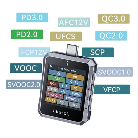 USB-тестер FNIRSI FNB-C2 Превью 5