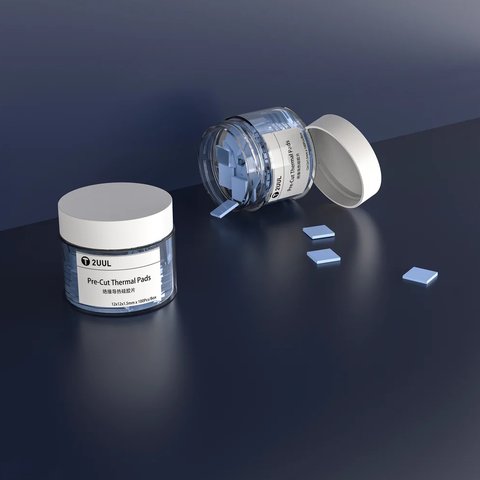 Термопрокладка 2UUL SC02, силиконовая, 1,5 мм, 12 мм, 12 мм, 100 шт. Превью 1