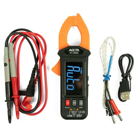 Струмовимірювальні кліщі Accta AT-200A Прев'ю 6
