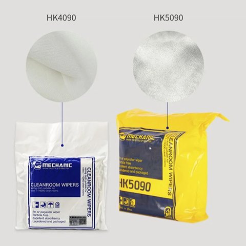 Салфетка из микрофибры Mechanic HK4090, для устранения пыли и отпечатков, 100 шт., 140x140 мм Превью 2