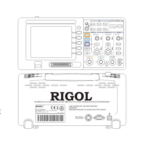 Цифровой осциллограф смешанных сигналов RIGOL DS1052D Превью 7